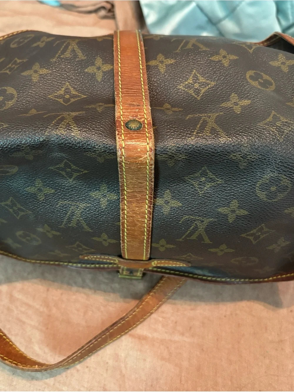 Authentic Vintage Louis Vuitton Monogram Saumur 30 Crossbody Bag-AS IS
